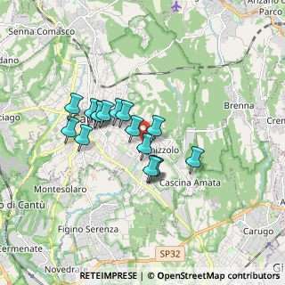 Mappa Via General Cantore, 22063 Cantù CO, Italia (1.31)