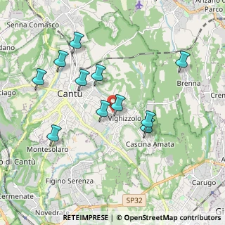 Mappa Via General Cantore, 22063 Cantù CO, Italia (1.85182)