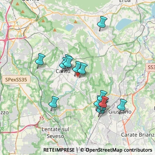 Mappa Via General Cantore, 22063 Cantù CO, Italia (3.49143)