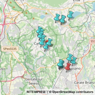 Mappa Via General Cantore, 22063 Cantù CO, Italia (3.52176)