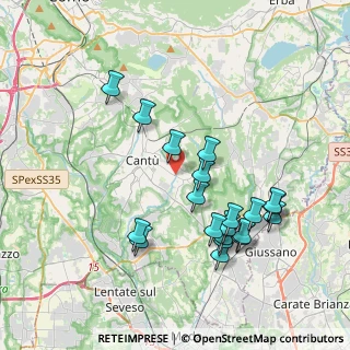 Mappa Via General Cantore, 22063 Cantù CO, Italia (3.885)
