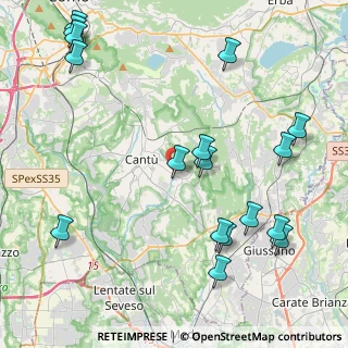 Mappa Via General Cantore, 22063 Cantù CO, Italia (5.25118)