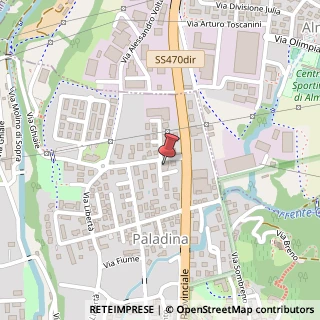 Mappa Via Papa Giovanni XXIII, 8, 24030 Paladina, Bergamo (Lombardia)