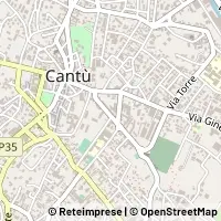 Mapa Cantù