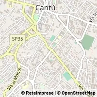 Mapa Cantù