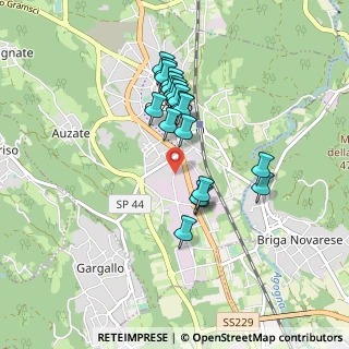 Mappa Via S. Rita, 28024 Gozzano NO, Italia (0.7515)