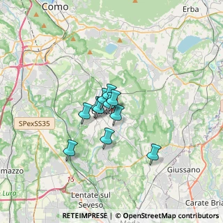 Mappa Via Torre, 22063 Cantù CO, Italia (1.97909)