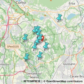 Mappa Via Torre, 22063 Cantù CO, Italia (2.70091)