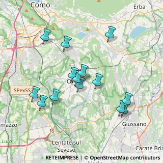 Mappa Via Torre, 22063 Cantù CO, Italia (3.60857)