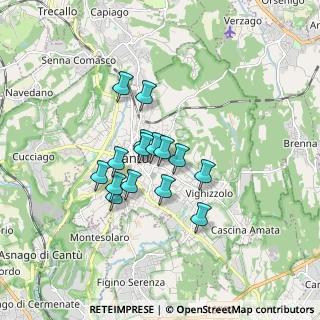 Mappa Via Torre, 22063 Cantù CO, Italia (1.23933)