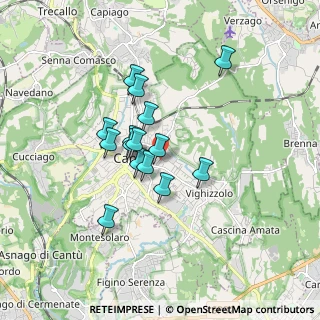 Mappa Via Torre, 22063 Cantù CO, Italia (1.30133)