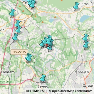 Mappa Via dei Pizzi, 22063 Cantù CO, Italia (4.9875)