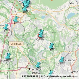 Mappa Via Rebecchino, 22063 Cantù CO, Italia (6.3785)