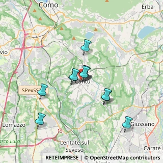 Mappa Via dei Pizzi, 22063 Cantù CO, Italia (2.77091)