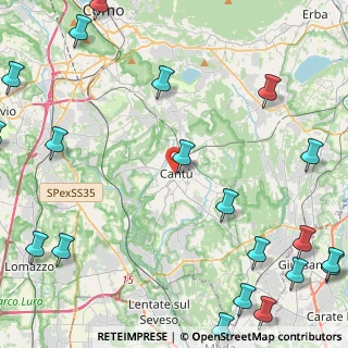 Mappa Via dei Pizzi, 22063 Cantù CO, Italia (7.026)