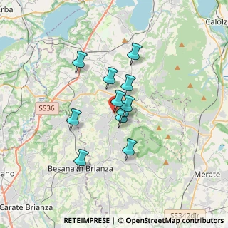 Mappa Via Gaetano Donizetti, 23891 Barzanò LC, Italia (2.40545)