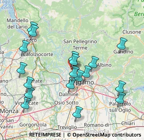 Mappa Via Mario Locatelli, 24011 Almè BG, Italia (16.30444)