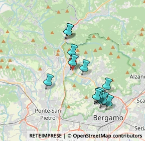 Mappa Via Mario Locatelli, 24011 Almè BG, Italia (3.49308)
