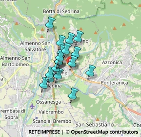 Mappa Via Mario Locatelli, 24011 Almè BG, Italia (1.10684)