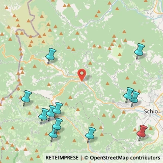 Mappa Via Giordani, 36030 Valli del Pasubio VI, Italia (6.06417)