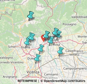 Mappa Via Dottore Pietro Ragazzoni, 36063 Marostica VI, Italia (10.205)