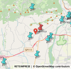 Mappa Via Dottore Pietro Ragazzoni, 36063 Marostica VI, Italia (5.97)