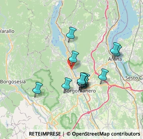 Mappa Via per Novara, 28024 Briga Novarese NO, Italia (5.85154)