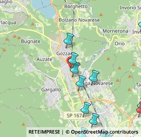 Mappa Via per Novara, 28024 Briga Novarese NO, Italia (3.195)