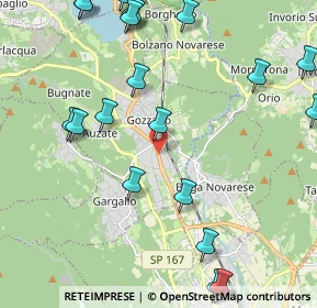 Mappa Via per Novara, 28024 Briga Novarese NO, Italia (2.7305)