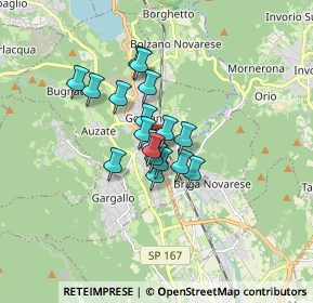 Mappa Via per Novara, 28024 Briga Novarese NO, Italia (1.05444)