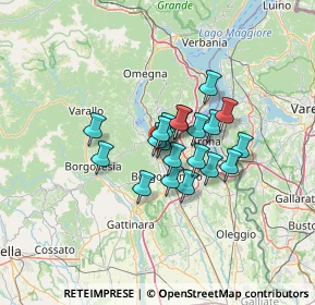 Mappa Via per Novara, 28024 Briga Novarese NO, Italia (8.406)