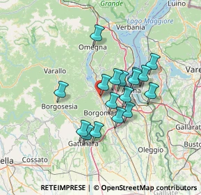 Mappa Via per Novara, 28024 Briga Novarese NO, Italia (10.69941)