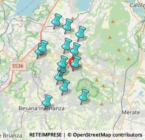 Mappa Via della Chiesa, 23896 Sirtori LC, Italia (2.84286)