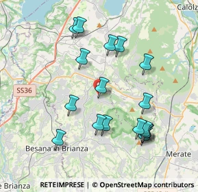 Mappa Via della Chiesa, 23896 Sirtori LC, Italia (3.84353)