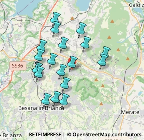 Mappa Via della Chiesa, 23896 Sirtori LC, Italia (3.416)