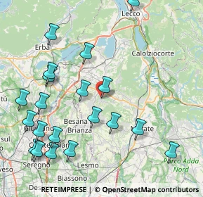 Mappa Via della Chiesa, 23896 Sirtori LC, Italia (9.7515)