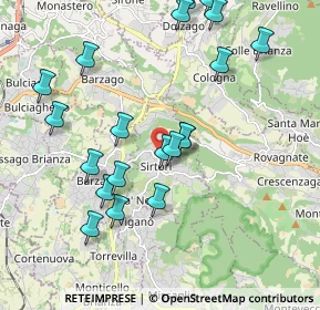 Mappa Via della Chiesa, 23896 Sirtori LC, Italia (2.072)