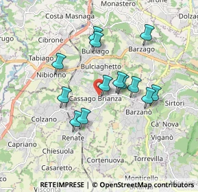 Mappa Via Duca Guido Visconti di Modrone, 23893 Cassago Brianza LC, Italia (1.50538)