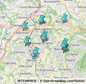 Mappa Via Duca Guido Visconti di Modrone, 23893 Cassago Brianza LC, Italia (1.59143)