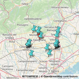 Mappa Via Asiago, 31040 Trevignano TV, Italia (12.662)