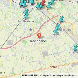 Mappa Via Asiago, 31040 Trevignano TV, Italia (3.364)
