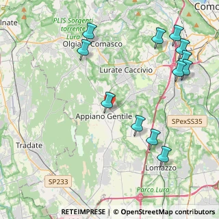 Mappa Via Salvo D'Acquisto, 22070 Appiano Gentile CO, Italia (5.07917)