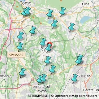 Mappa Via Carlo Arnaboldi, 22063 Cantù CO, Italia (5.1125)