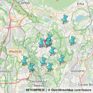 Mappa Via Carlo Arnaboldi, 22063 Cantù CO, Italia (3.37636)