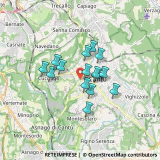 Mappa Via Giovanni Xxiii, 22063 Cantù CO, Italia (1.25467)