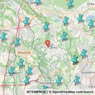 Mappa Via Giovanni Xxiii, 22063 Cantù CO, Italia (6.6)