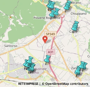 Mappa Via Garziere, 36013 Piovene Rocchette VI, Italia (2.9455)