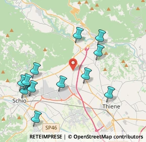 Mappa Via Garziere, 36013 Piovene Rocchette VI, Italia (4.43417)
