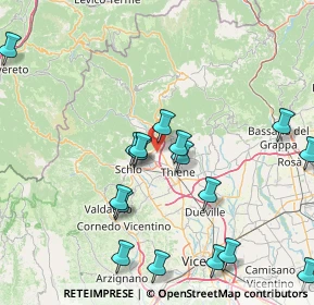 Mappa Via Garziere, 36013 Piovene Rocchette VI, Italia (18.03471)