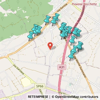 Mappa Via Garziere, 36013 Piovene Rocchette VI, Italia (0.969)